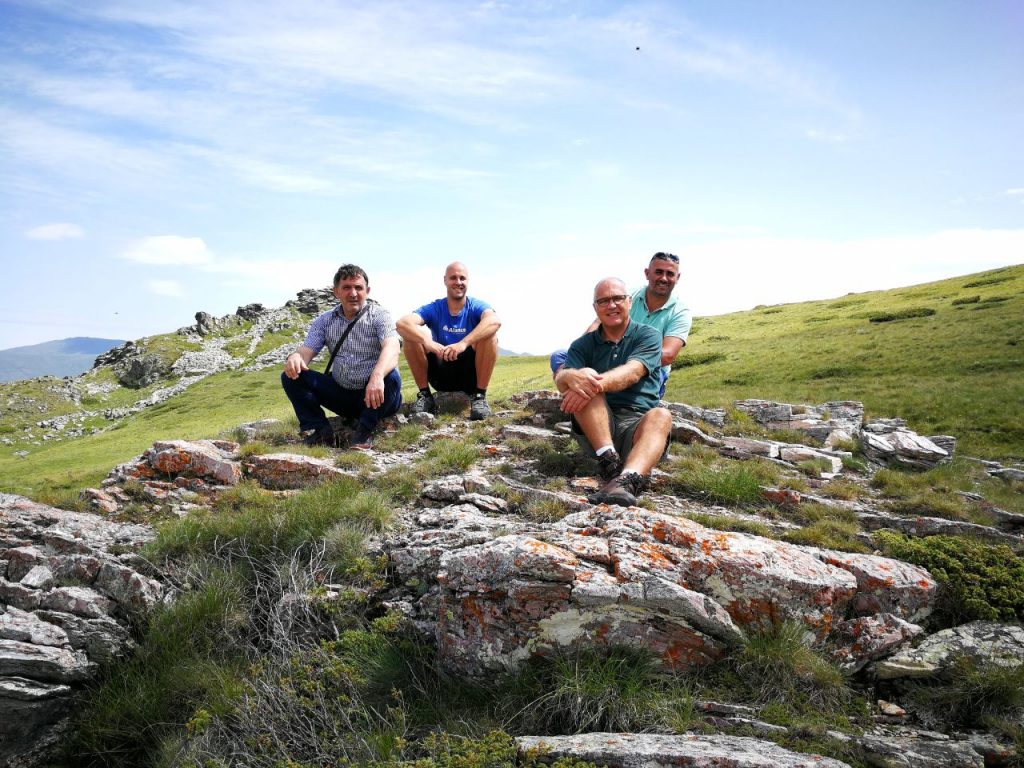men in the mountains