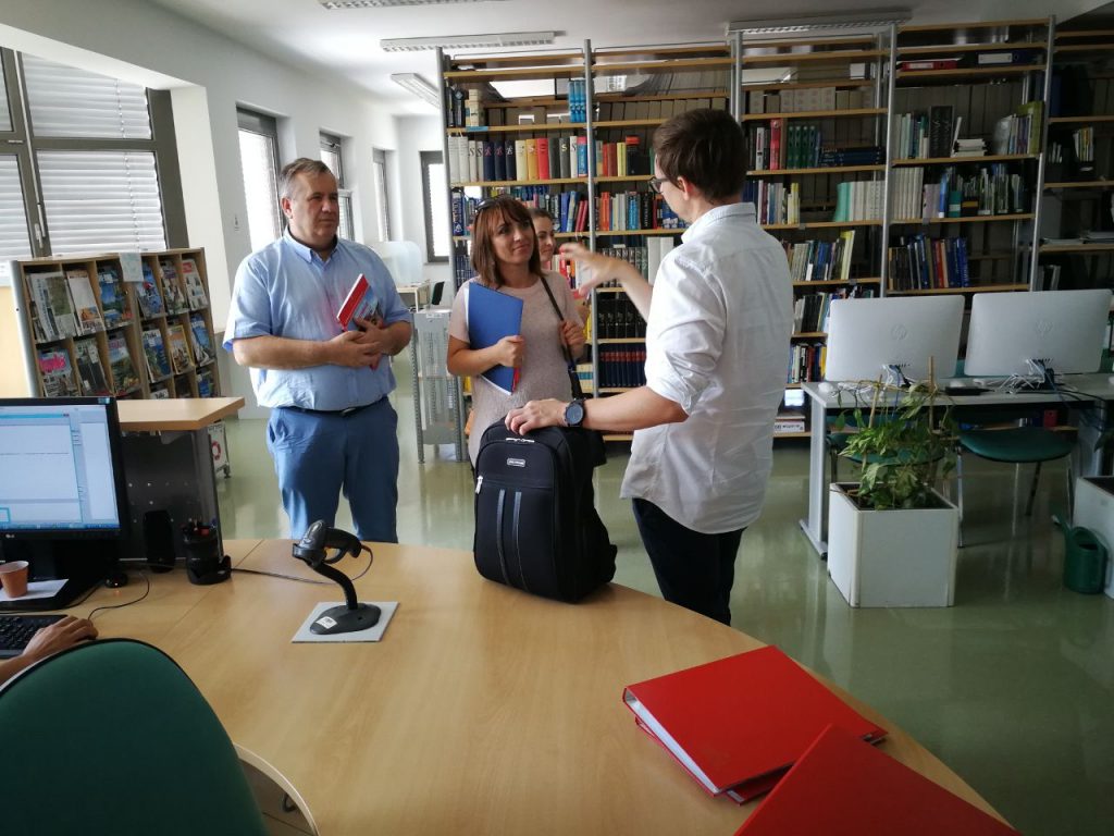 meeting at a unversity library